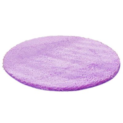 Pyöreä Shaggy Liukumaton Matto-YI WU Violetti 40cm
