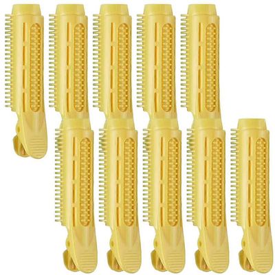 Juurta nostattavat hiusklipsit Kihara hiusklipsi volyymiin jälkiä jättämättä hiusten juurien kohotukseen 10kpl Keltainen 10.6x3cm