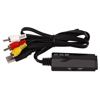 Coosilo Av til Hdmi Converter, Mini Av til Hdmi Hd Video Converter