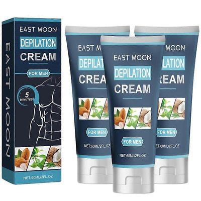 3kpl miesten pysyvä karvanpoistovoide karvanpoistovoide karvanpoistotahna parta moukset poistovoide