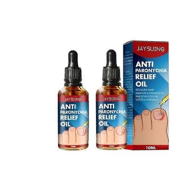 Kynsisienihoito varpaankynsille Erittäin vahva kynsien kynsisienihoito varpaankynsien estohoitoon 10ml, punertavanruskea, 2kpl