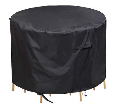 Coosilo Havemøbler Cover Garden Runde bord Cover Støvtæt og vandtæt 227*100cm