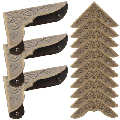 25kpl kirjanurkkaukset vintage kulmasuojat metallialbumi koristeelliset reunat kannet