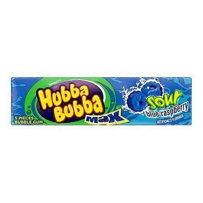 Hubba Bubba Bubble Gum Blue Vadelman makuinen, 18 count (tapaus 18)