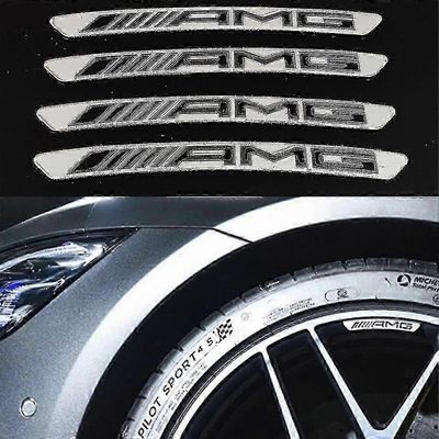 4kpl metalliseos amg vanne tarra tunnusmerkki hopea boris