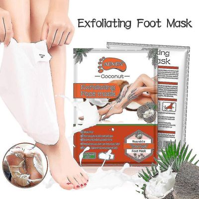 Foot Peel Mask 3 Pack Coconut Foot Mask Peeling Dead Skin Hård hud Høj kvalitet