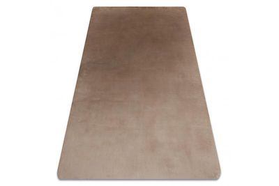 RugsX Moderne vasketæppe POSH lurvet, plys, tyk skridsikker beige 160x220 cm