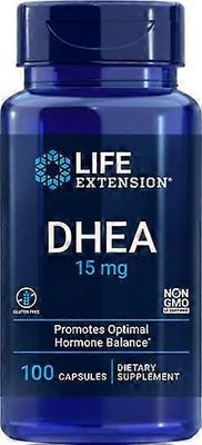 Life Extension Elämän pidentäminen DHEA 15mg 100 kapselia