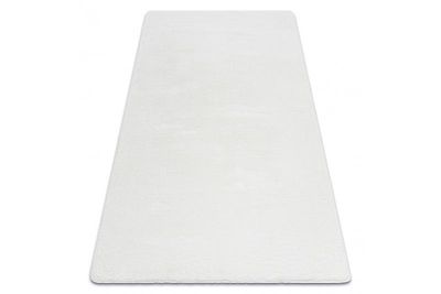 RugsX Moderne vasketæppe POSH lurvet, plys, tykt skridsikkert elfenben fløde 50x80 cm