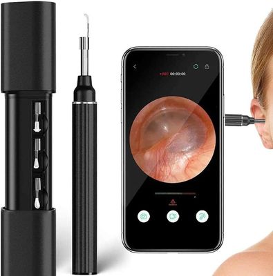 mickcara 3,9 mm: n wifi-korvan otoskooppi langaton 5,0 mp: n digitaalinen endoskooppi korvan tarkastuskamera korvavahan puhdistustyökalu, jossa 6 L...