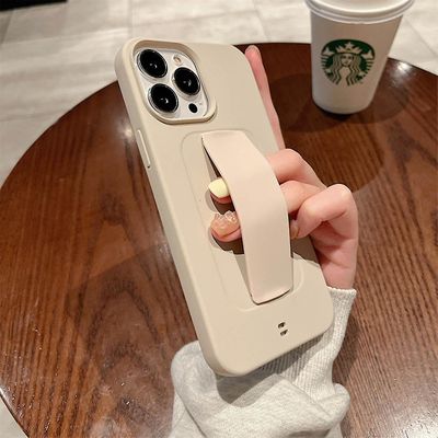 håndleddsstropp håndholder etui kompatibel iphone 14 pro maks / 14pro / 14plus / 14 silikon støtsikkert mykt deksel Hvit for 14 Pro