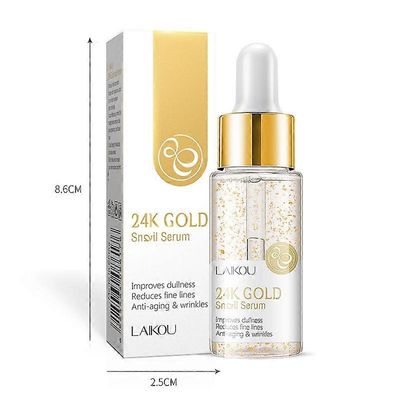 24K kultainen etana kasvoseerumi kasvovoide ikääntymistä estävä ryppyjen kohotus kiinteyttävä valkaisu