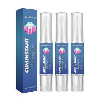 1/2/3 kpl DentiZen-ikenhoitogeeli, ikenen välittömät rauhoittavat geelit, herkille hampaille kynä 4ML 1PC