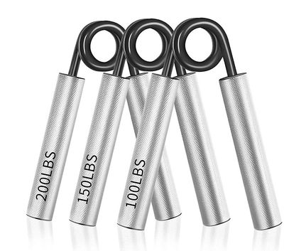 Phwj 3 stykke stort metallgrep styrke maskin engros hånd trener grep ball finger øvelse rehabilitering grep meter sett arm enhet