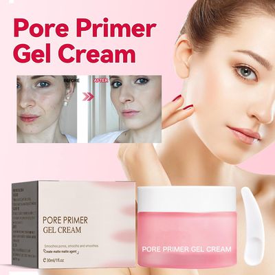 Hoh Pore Primer Gel Cream, Face Makeup Primer Cream, Pore Shrink Cream, Pores Face Primer, Invisible Pore Primer, fuktighetsgivende, glatt 1 stk.