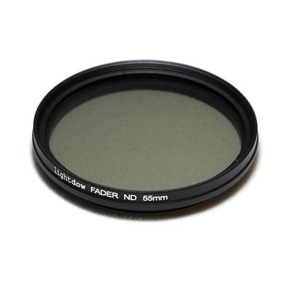 Ruili 55mm neutral tæthed variabel Fader Filter Linse Nd2 Nd4 Nd8 Nd400