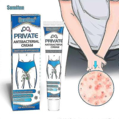 Qin Miesten kutinaa estävä voide, Private Care Cream, antibakteerinen, kutinaa estävä ja deodorantti 20g