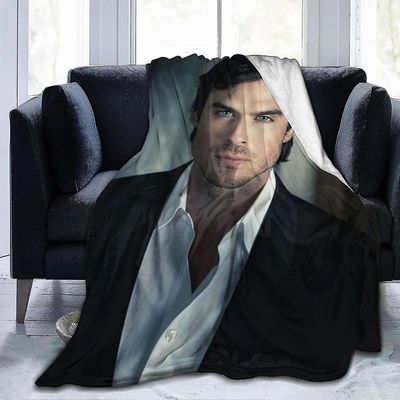 Ian Somerhalder Teppe Lam Teppe 3d Skriv Plysj Teppe Sengetøy Dekor Teppe For stue Soverom Dorm Dekor-s353 50x40in 125x100cm