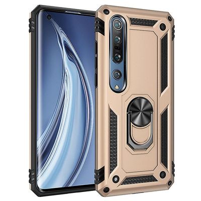 Shockproof rustning sag for xiaomi 10t lite 5g med støttefod all inclusive dække gyldne rpc3127