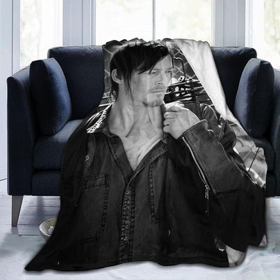 Kerota Norman Reedus Daryl Dixon 3D-tulostus karitsan pehmovuodevaatteet sisustus olohuoneeseen makuuhuoneen asuntolan sisustus ABD14712 50x40in 12...