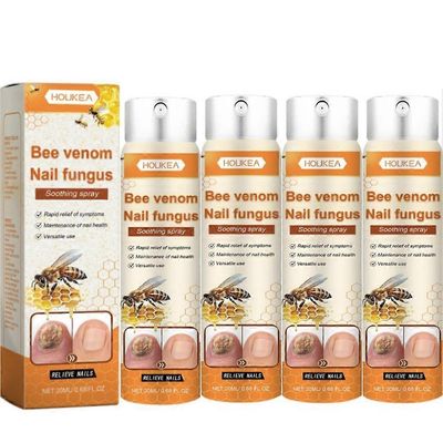 Sienihoitosuihke varpaankynsiin, kynsien supervahva sienilääkeneste kaikille kynsityypeille 4pcs