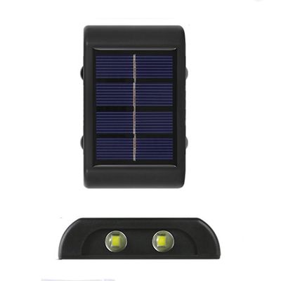Boeyaa 1stk 4 Led Solar Light Vandtæt solvægsbelysning Udendørs solbelysning til gårdhave White light 4LED