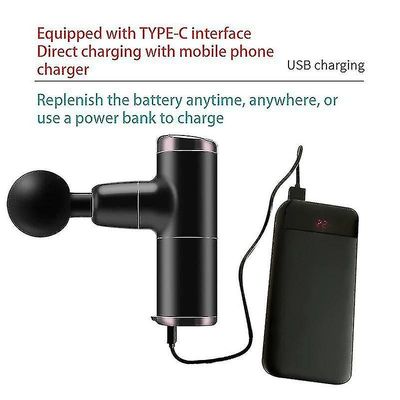 Mikasa Mini dyb muskel elektrisk massage pistol muskelsmerter sort