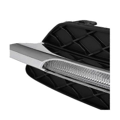 Vasen LED DRL päiväajovalot sumuvalo lamppu sopii C-luokkaan W204 C250 C300 11-13--musta