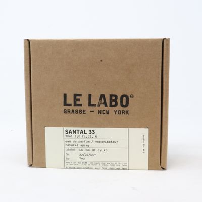 Santal 33 af Le Labo Eau De Parfum 1.0oz/30ml Spray Ny med æske 1.0 oz