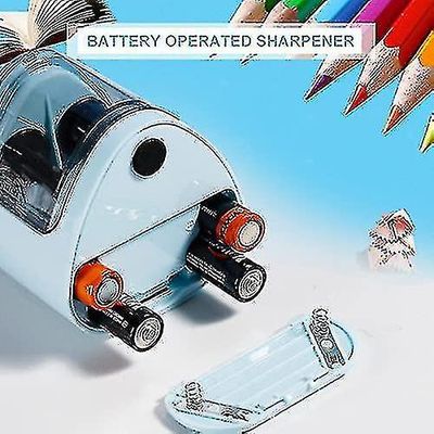 elektrisk blyant sliper med batterioperert, blyanter skarpere automatiske forsyninger