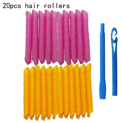 Hår Curler 45cm Magic Curling Iron Frisør værktøjer 20pcs