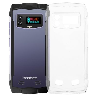Iskunkestävä kansi Doogee S Mini Slim Case Soft Tpu -puhelinkotelolle Läpinäkyvä