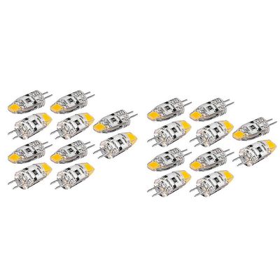 20x G4 led-polttimo 12v dc himmennettävä tähkä Led G4 -polttimo 1.5w 360 säteen kulma 15w halogeenilampun korvaamiseksi (wa