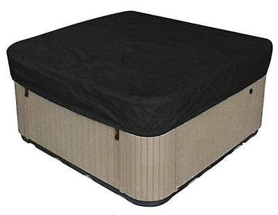 Mikasa Vandtæt Polyester Square Hot Tub Cover Udendørs Spa Covers Square Hot Tub Cover sort 231*231*30cm