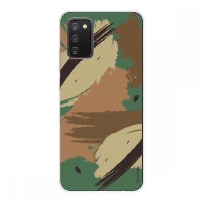 Crazy Kase Cover Til Samsung Galaxy A02s Soft Silicone 1 Mm, Camouflage