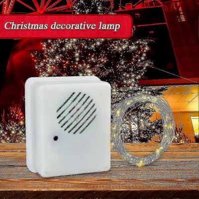 Joulun äänianturi Musiikkikaiutin / 9.8 jalan kielivalot Ääniaktivoidut rekvisiitta Caiguang