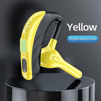 Long Standby Business Headset Trådløs Bluetooth 5.2 Øretelefon Vandtæt Sport Hovedtelefoner Hifi Sound Ørekrog øretelefoner med mikrofon til Smartp...