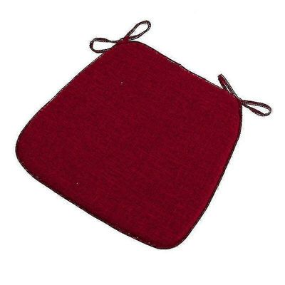 Tuolityynyt ruokapöydän tuoleille, liukumaton muistivaahto solmioilla Tuolityynyt Punainen 45*42cm