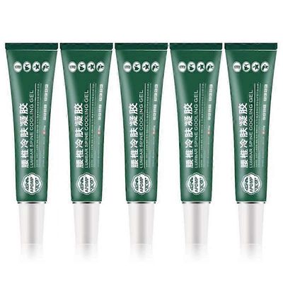 Olkapääkipu Selkärangan kipu Voide Nivelkipu Lannerangan kipu Vihreä 20g mustelmia kylmä kompressigeeli Uusi lannerangan jäähdytys 5pcs