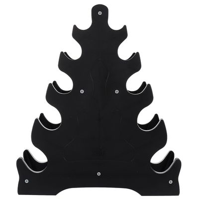 1pc Håndvægt Opbevaring Beslag Chic Håndvægt Display Rack Håndvægt Holding Stand Sort 38X8.5CM