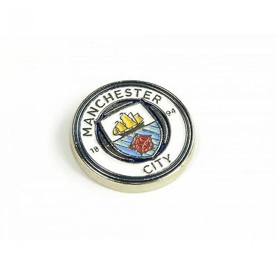 Manchester City FC offisielle fotball Crest pinnen Flerfarget One Size