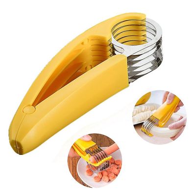 Banan vegetabilsk pølse agurk slicer i rustfrit stål