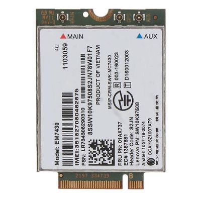 4G-moduuli EM7430 WWAN-kortti Thinkpad X1C Gen5 -kannettavalle T470S LT10 LTE 4G