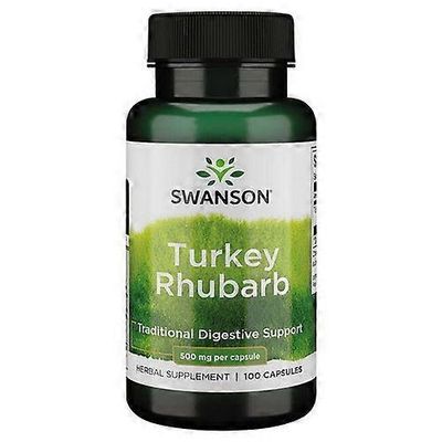 Swanson Vitamins Swanson Vitamiinit Kalkkuna Raparperi, 500 mg, 100 kapselia