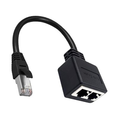 Yituo Rj45-ethernet-splitter, 1 Stecker Auf 2 X Buchse Lan-internet-kabeladapter