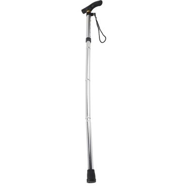 Walking Stick Multifunksjonell sølvfoldende spaserstokk med antiskli TBR-håndtak for eldre