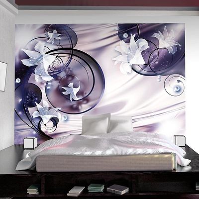 Artgeist Fotomurale - Giglio blu marino 350x245