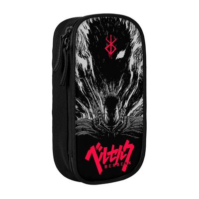 Anime Berserk penaali, monikäyttöinen kynäkotelo, suurikapasiteettinen kestävä lyijykynäpussi säilytyskynä pussi järjestäjä paperitavarat OneSize 5...