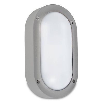 LEDS-C4 Lighting Basic aluminium 1 lys udendørs skot aluminium væglampe grå IP65, E27