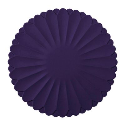 Kukan muotoiset pöytämatot keittiön pöydälle ja ruokasalille, lämmönkestävät ja pintapestävät Violetti 18cm